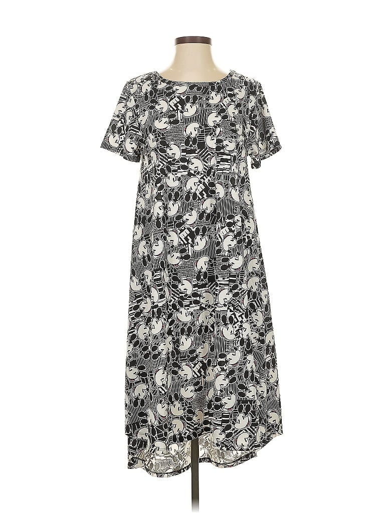 Pre-owned Lularoe Casual Dress In Gray