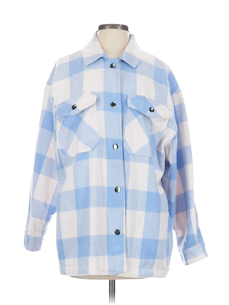 Pre-owned Hfx Fleece Jacket In Blue