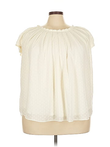 LC Lauren Conrad Short Sleeve Blouse (view 1)