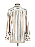 Ann Taylor 100% Polyester Ivory Long Sleeve Polo Size XS - photo 2