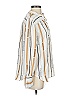 Ann Taylor 100% Polyester Ivory Long Sleeve Polo Size XS - photo 4