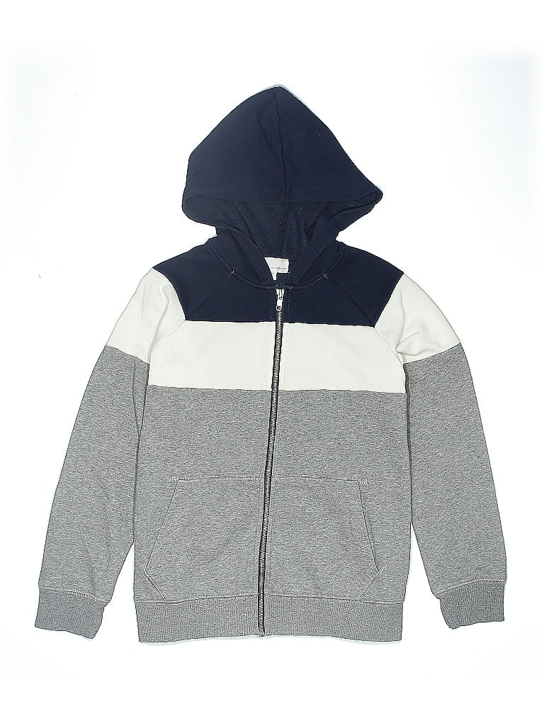 Click to view more detailed imagery on our partner's website Pre-owned Rockets Of Awesome Kids' Zip Up Hoodie In Gray