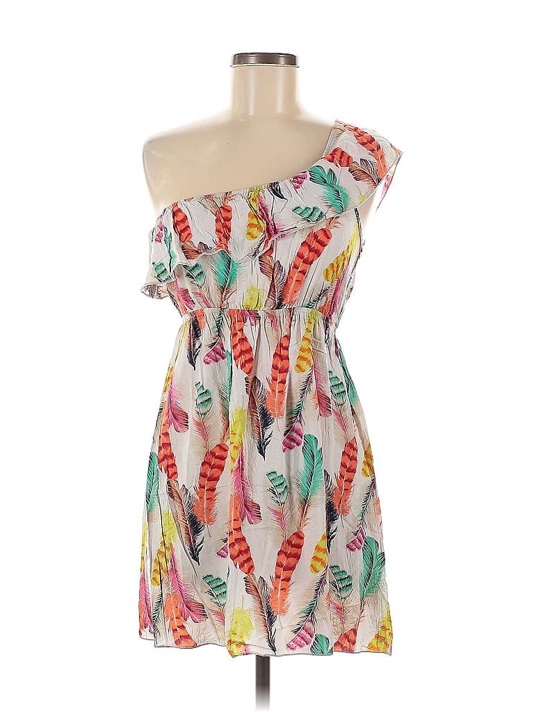 Pre-owned Body Central Cocktail Dress In White