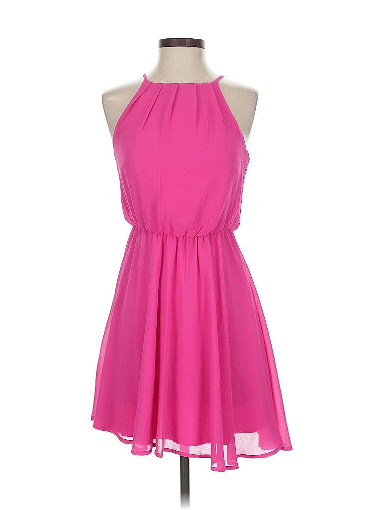 BLUE RAIN Pre-owned Cocktail Dress In Pink