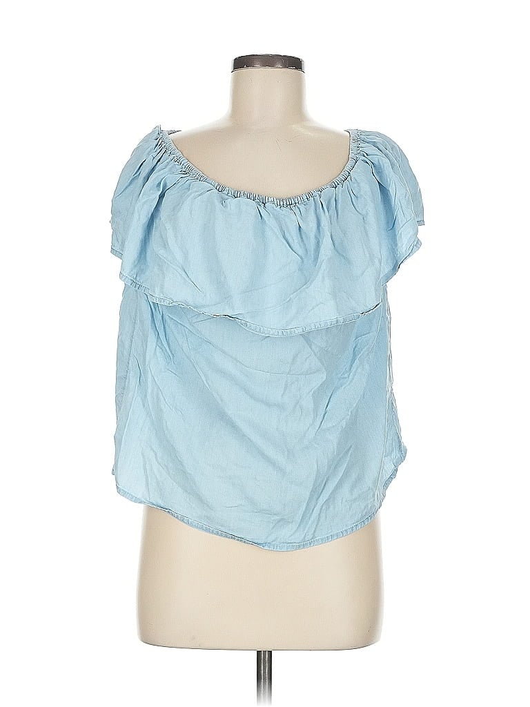 SOHO JEANS NEW YORK & COMPANY Pre-owned Tube Top In Blue