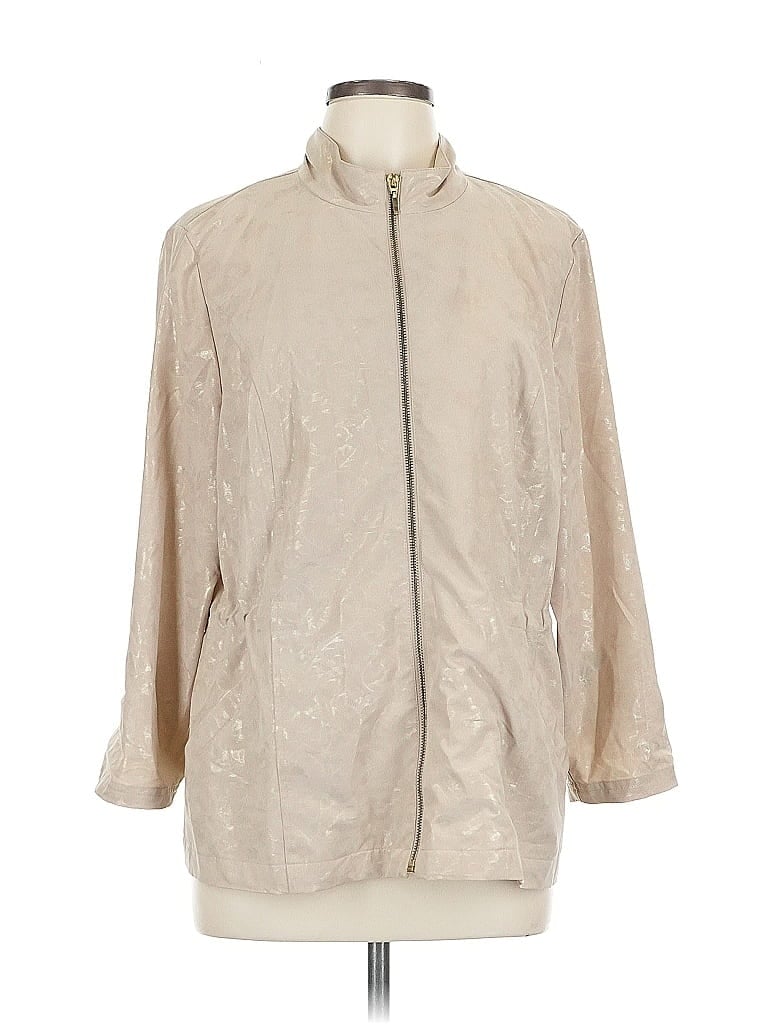 ZENERGY BY CHICO'S Pre-owned Raincoat In Brown