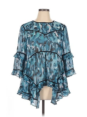Bar III 3/4 Sleeve Blouse (view 1)