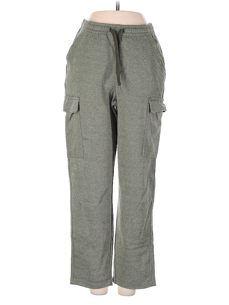 Pre-owned Lands' End Cargo Pants In Gray