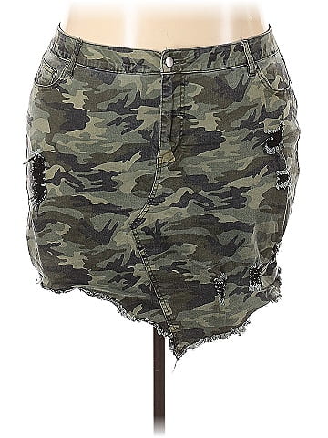 SOCIETIE+ Denim Skirt (view 1)