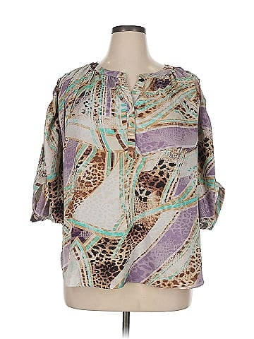 Jennifer Lopez 3/4 Sleeve Blouse (view 1)