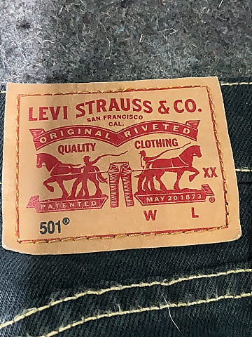Levi's Green Black Denim Shorts Size 29 waist
