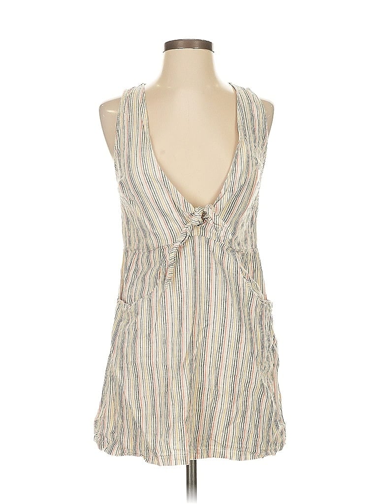 Pre-owned Olivaceous Sleeveless Blouse In Brown