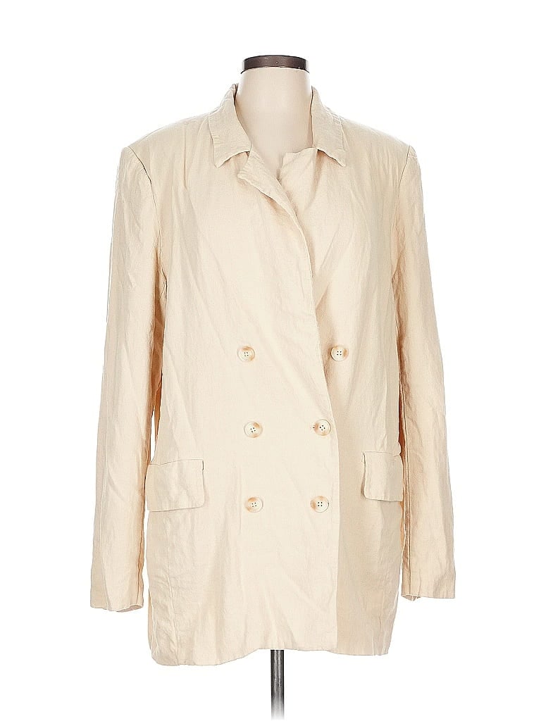 Pre-owned Free People Trenchcoat In White