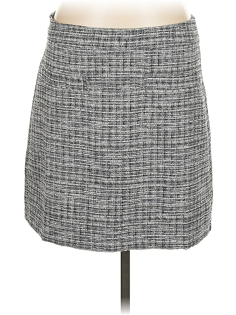 Pre-owned Ann Taylor Loft Casual Skirt In Gray