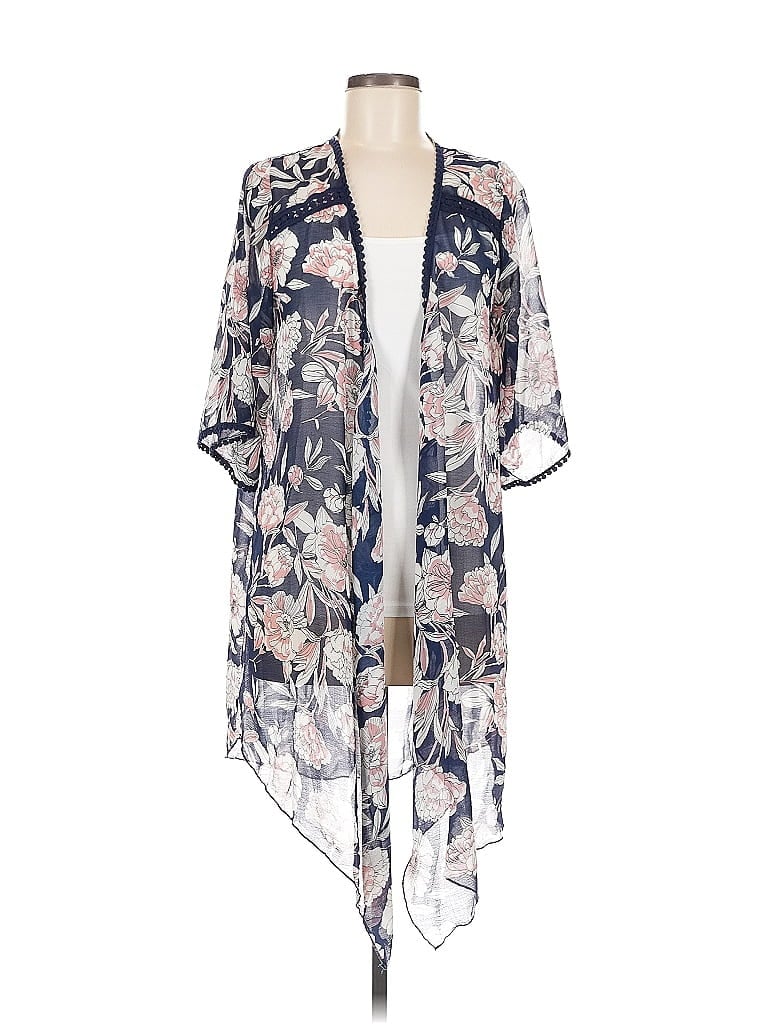 Pre-owned Emory Park Kimono In Blue