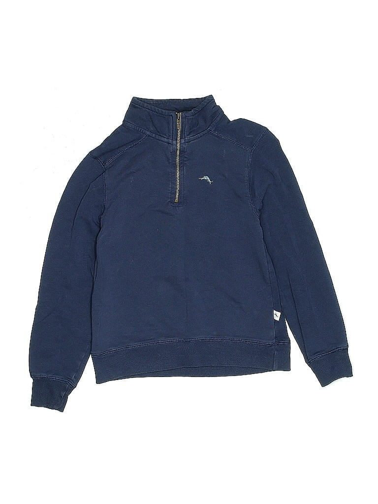 Pre-owned Tommy Bahama Kids' Zip Up Hoodie In Blue