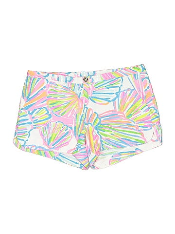 Lilly Pulitzer 100% Cotton White Shorts Size 8