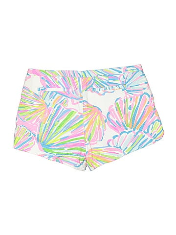 Lilly Pulitzer 100% Cotton White Shorts Size 8