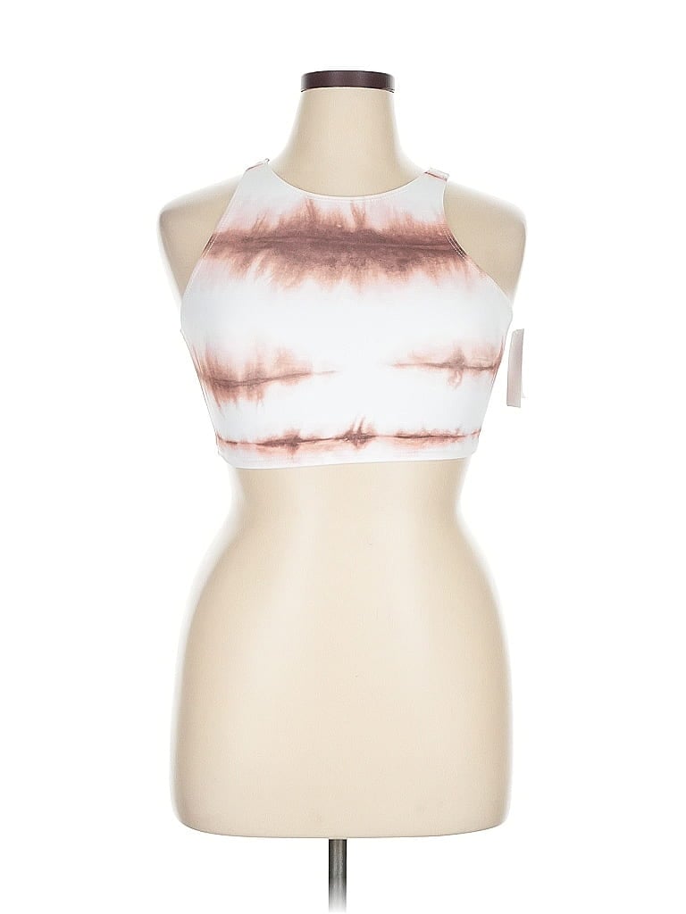 Splendid Tank Top White Halter Neckline Tops In White