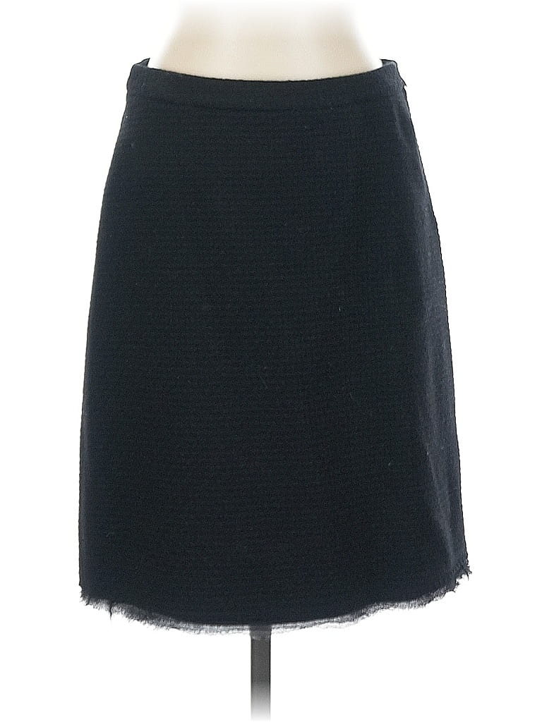 Pre-owned Banana Republic Wool Skirt In Black
