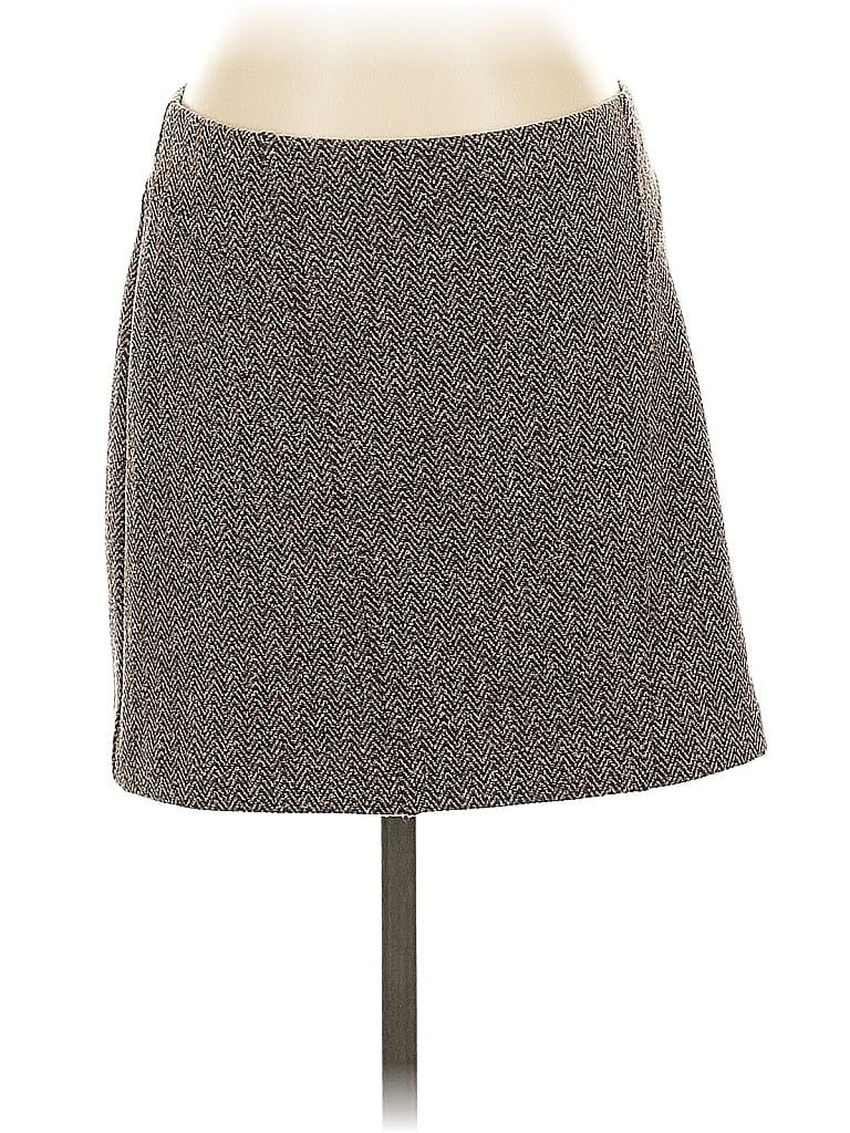 Pre-owned Express Casual Skirt In Brown