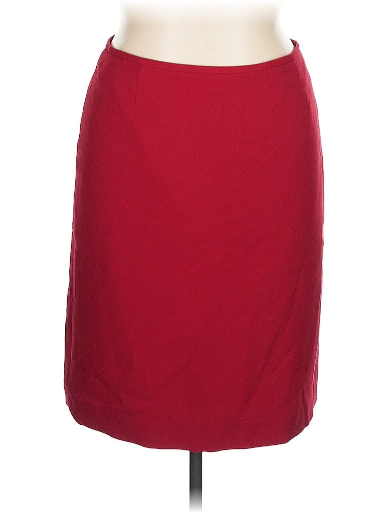Pre-owned Assorted Brands Formal Skirt In Red