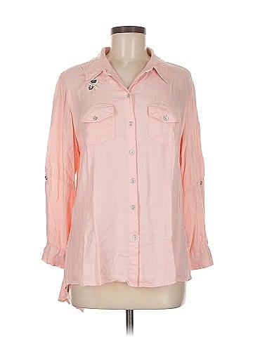 Nostalgia 3/4 Sleeve Button-Down Shirt (view 1)
