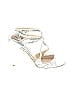 Jimmy Choo Graphic White Silver Heels Size EU 41 1/2 - photo 1