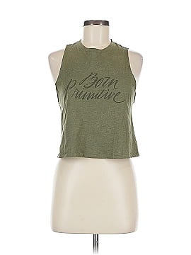 Streetwear Society Green Sleeveless T-Shirt Size S