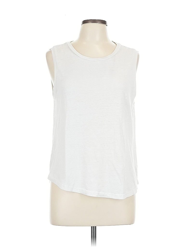 Pre-owned Gap Sleeveless T-shirt In White