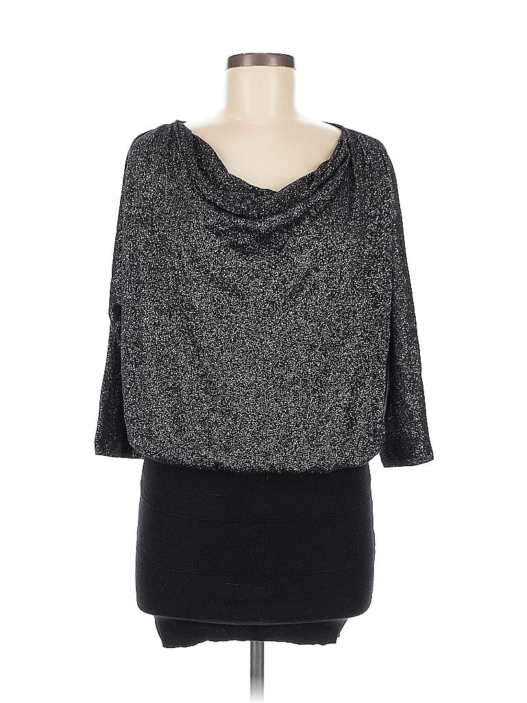 Pre-owned Express Casual Dress In Gray