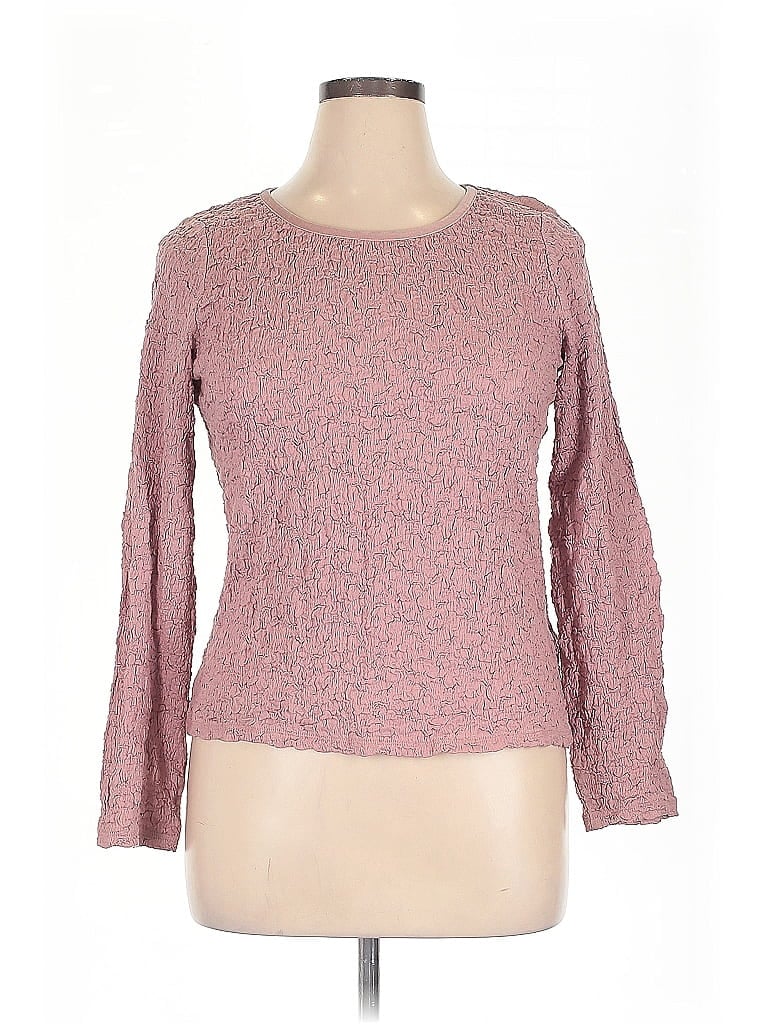Click to view more detailed imagery on our partner's website Pre-owned Jjill Long Sleeve T-shirt In Pink