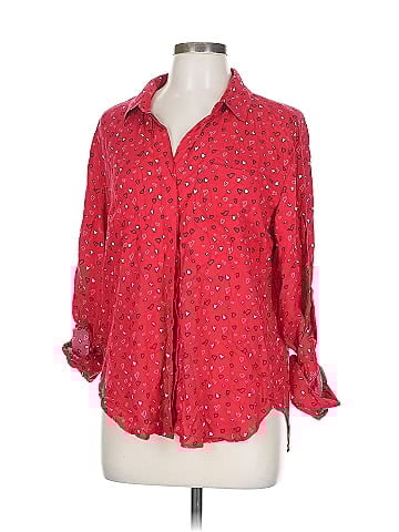Velvet Heart 3/4 Sleeve Button-Down Shirt (view 1)