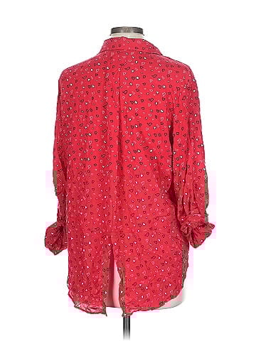 Velvet Heart 3/4 Sleeve Button-Down Shirt (view 2)