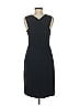 Halston Heritage Solid Black Cocktail Dress Size 6 - photo 2