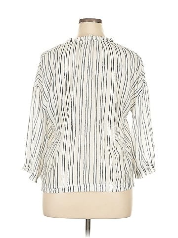 Como Blu 3/4 Sleeve Button-Down Shirt (view 2)