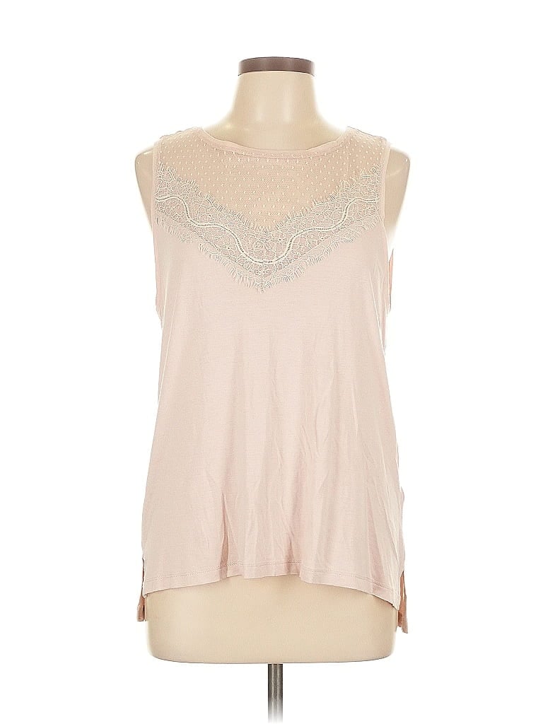 Pre-owned H&m Sleeveless Blouse In Pink