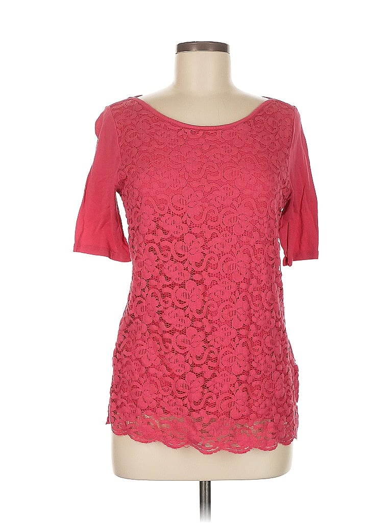 SOHO JEANS NEW YORK & COMPANY Pre-owned Short Sleeve Top In Pink