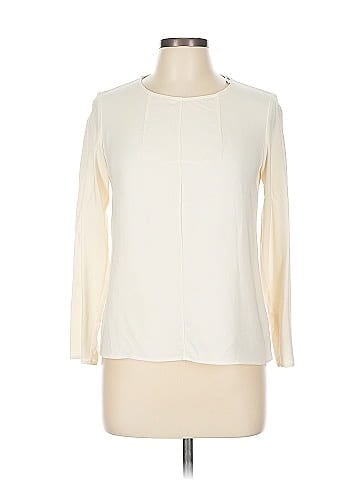The Fold Long Sleeve Silk Top (view 1)