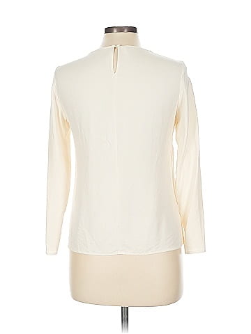 The Fold Long Sleeve Silk Top (view 2)