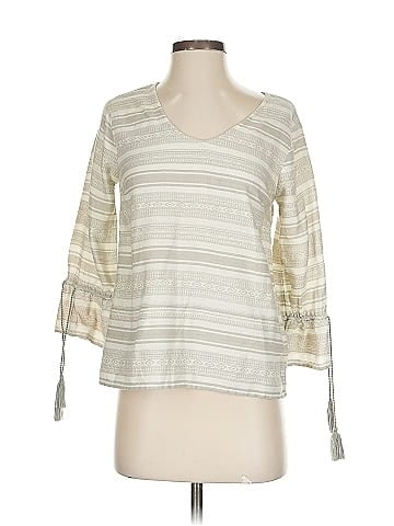 Garnet Hill 3/4 Sleeve Blouse (view 1)