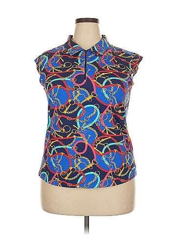 IBKUL Sleeveless Button-Down Shirt (view 1)