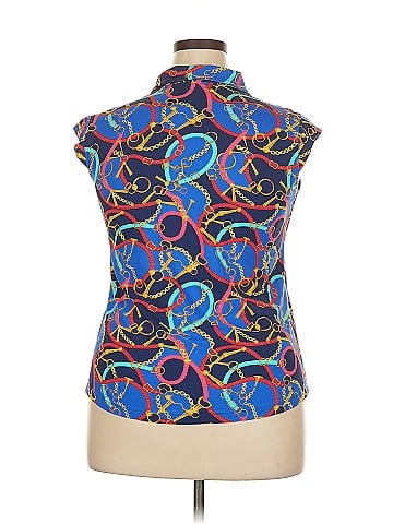IBKUL Sleeveless Button-Down Shirt (view 2)