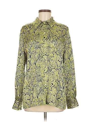 Como Long Sleeve Silk Top (view 1)