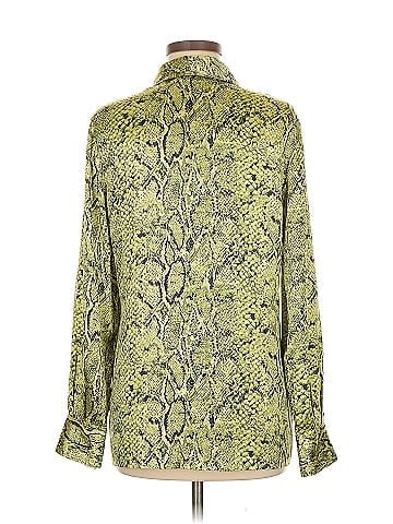 Como Long Sleeve Silk Top (view 2)