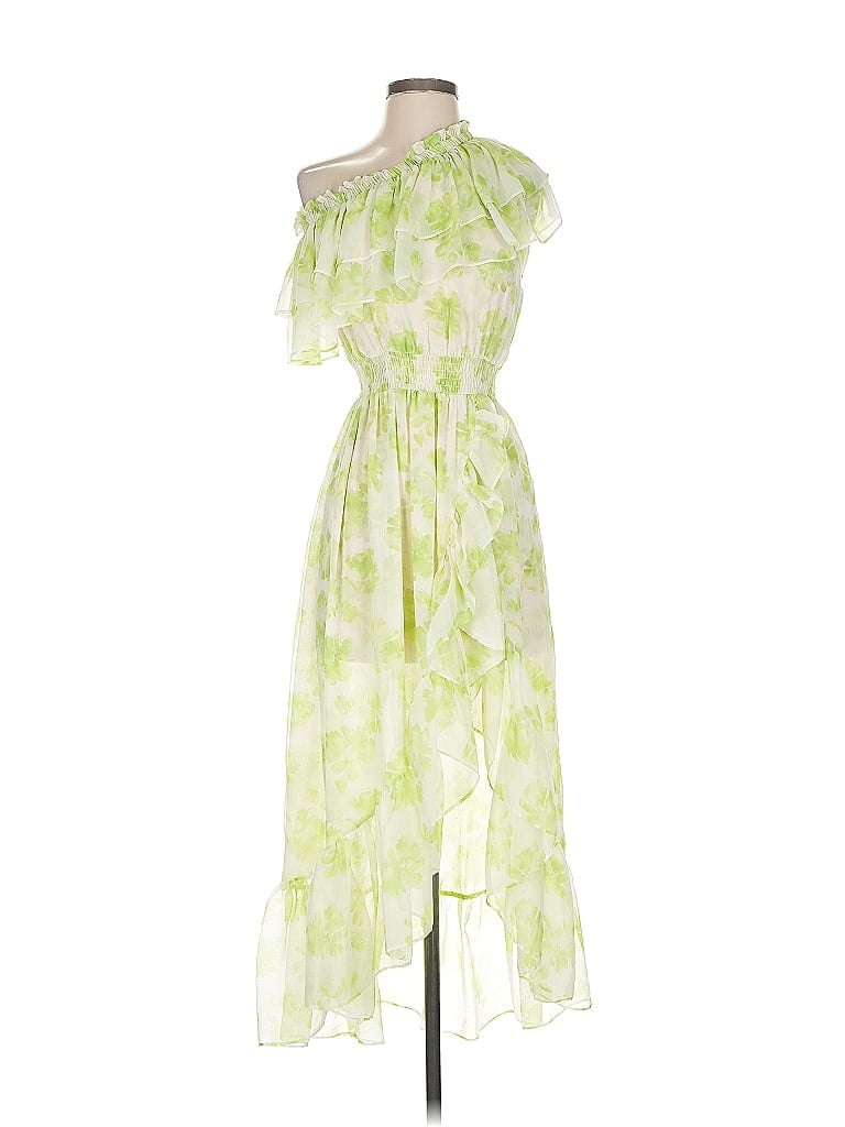 Pre-owned Misa Cocktail Dress In Green