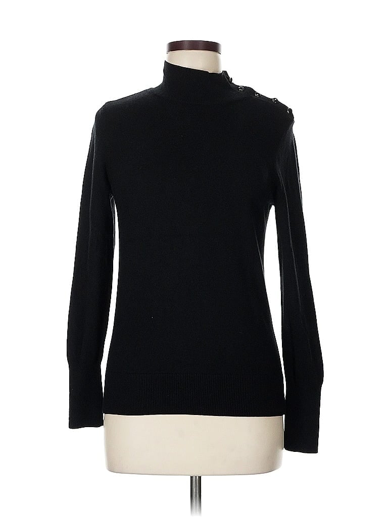 Pre-owned Ann Taylor Turtleneck Sweater In Black
