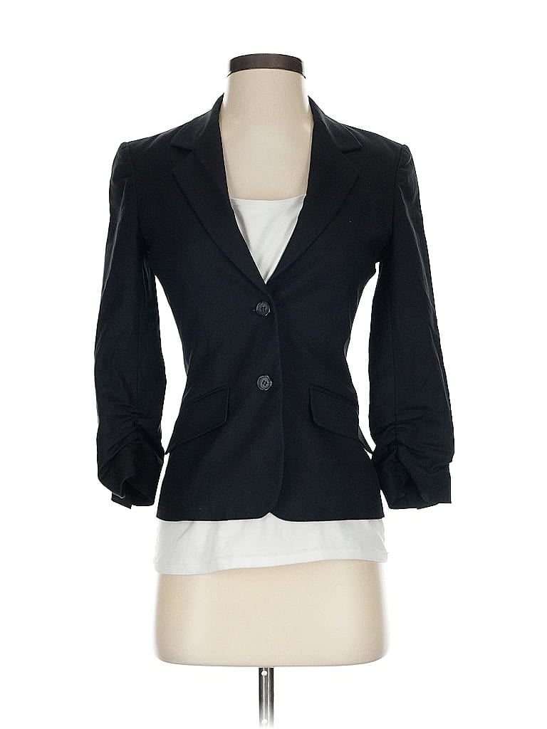 Pre-owned Elizabeth And James Blazer Jacket In Black