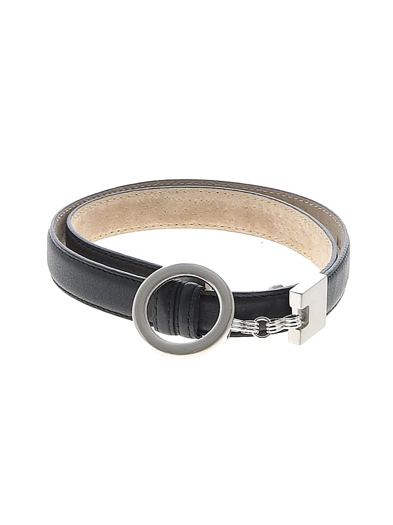 Pre-owned Unbranded Leather Belt In Black