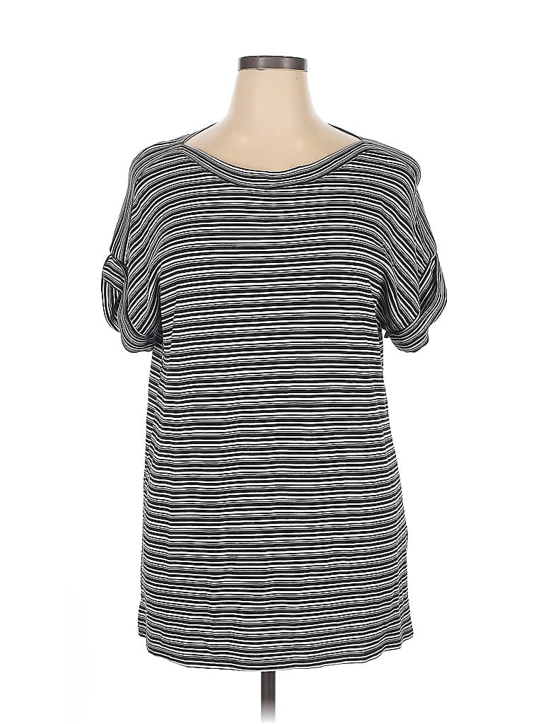 Pre-owned Talbots Short Sleeve T-shirt In Gray